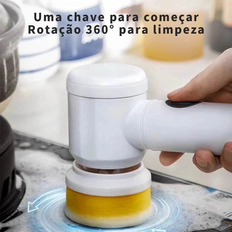 Escova CleanPlus 3 em 1 - Elétrica e Sem Fio