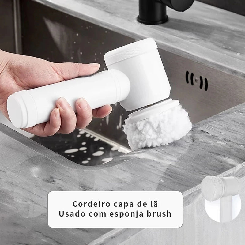 Escova CleanPlus 3 em 1 - Elétrica e Sem Fio